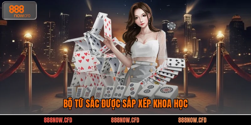 Bộ tứ sắc được sắp xếp khoa học